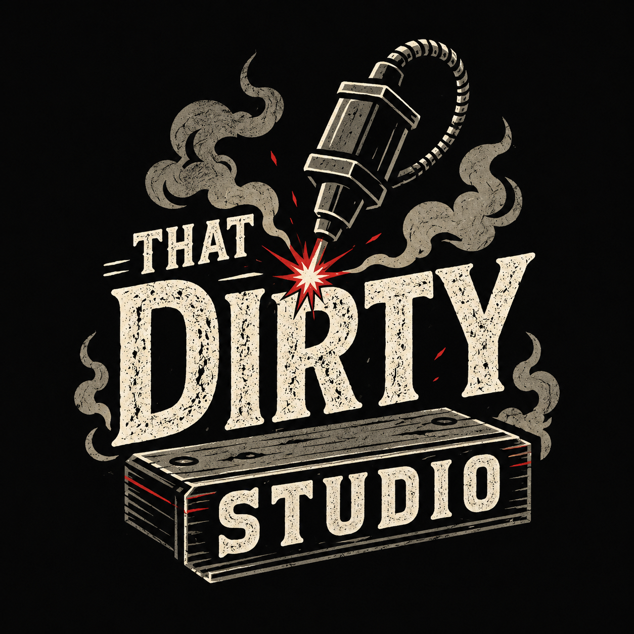 That Dirty Studio laser engraving emblem